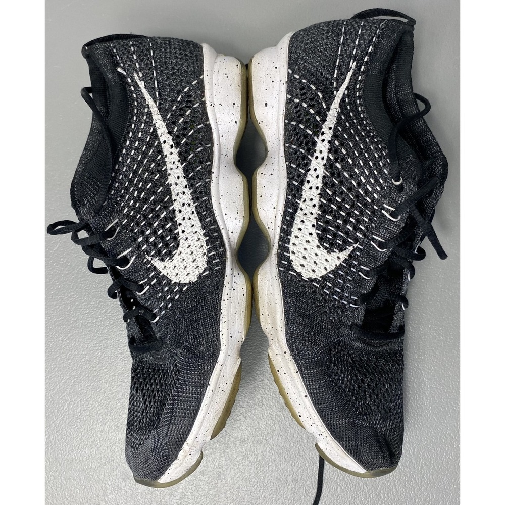 Nike Flyknit Zoom Agility Womens Running Shoes Sneaker Size 9.5 Black 698616-001 - Picture 8 of 13